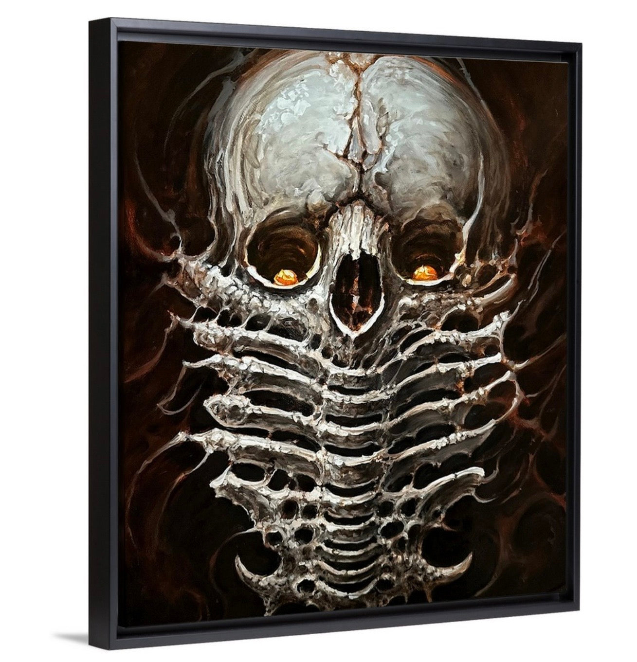 Skull print II Framed print