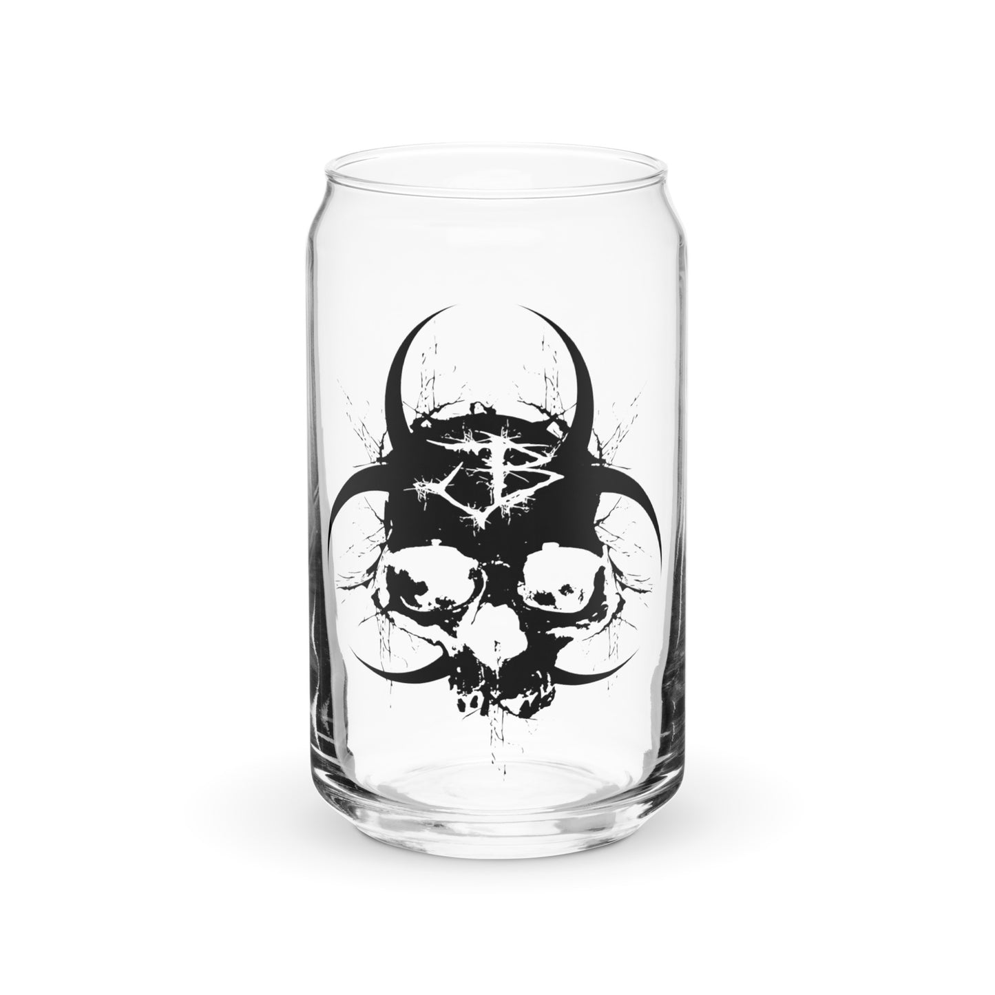 Can-shaped glass