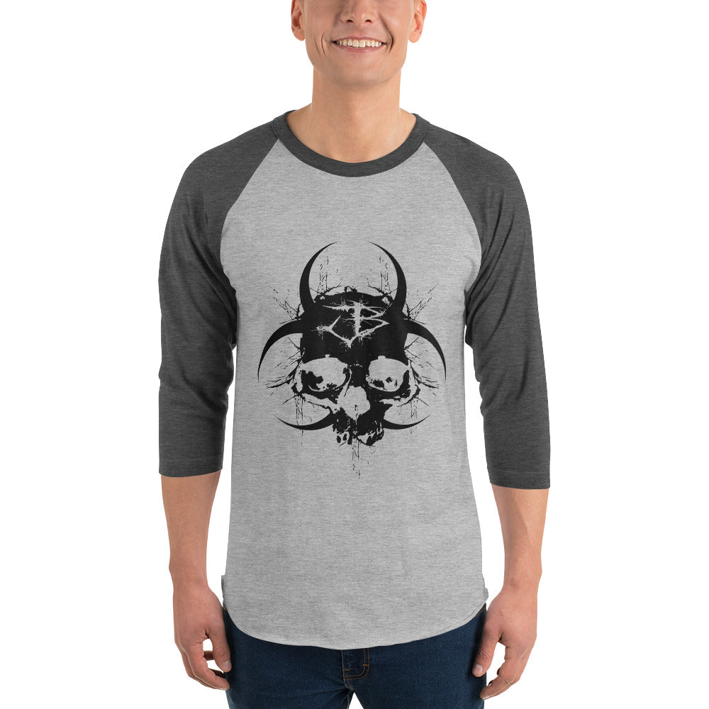 3/4 sleeve raglan shirt