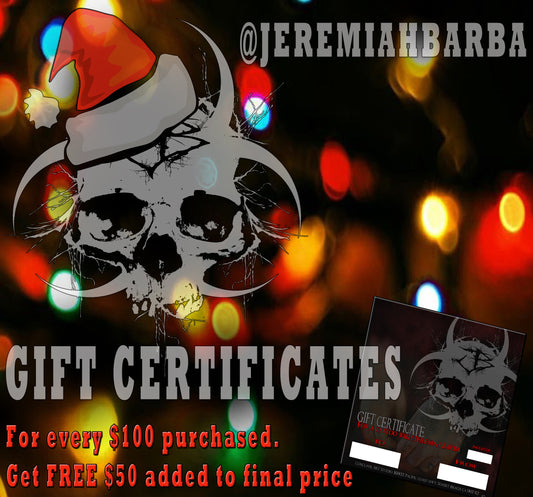 BLACK FRIDAY GIFT CERTIFICATE SPECIAL