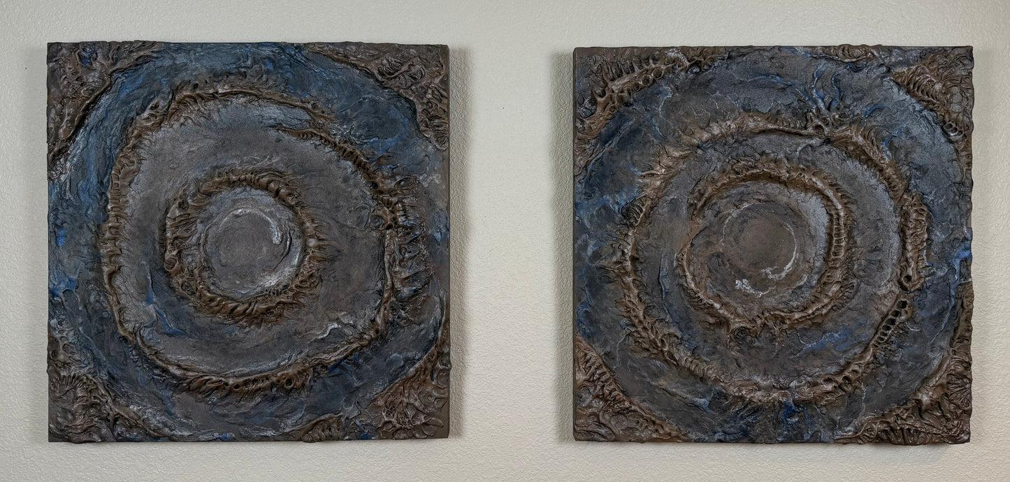 Richat Structure I - II  original painting