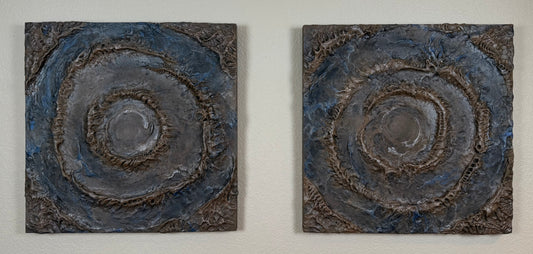Richat Structure I - II  original painting